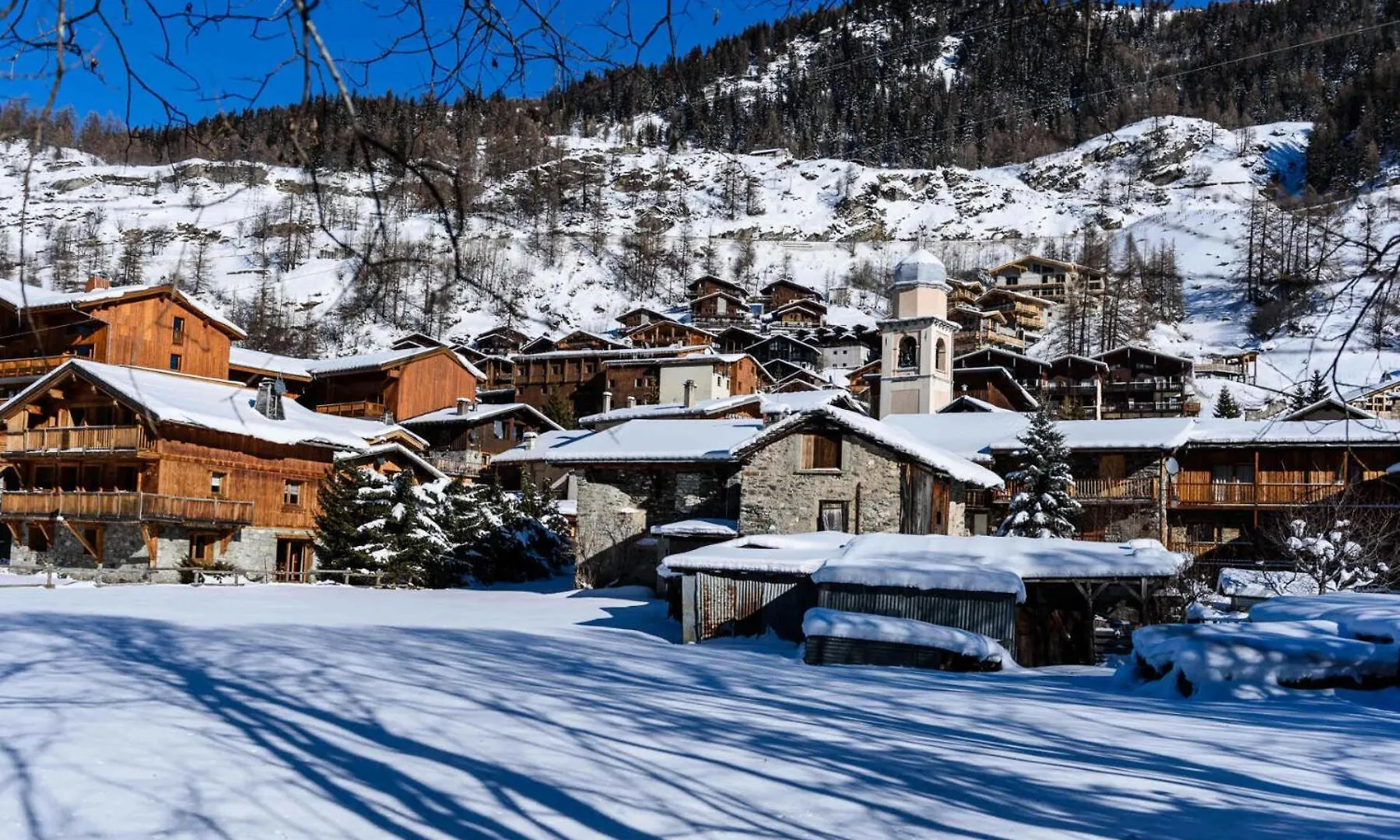 Chalet Les Champs Du Pont - La Grande Ferme 9 Pieces 15 Pers. Appartement En 964 Tignes