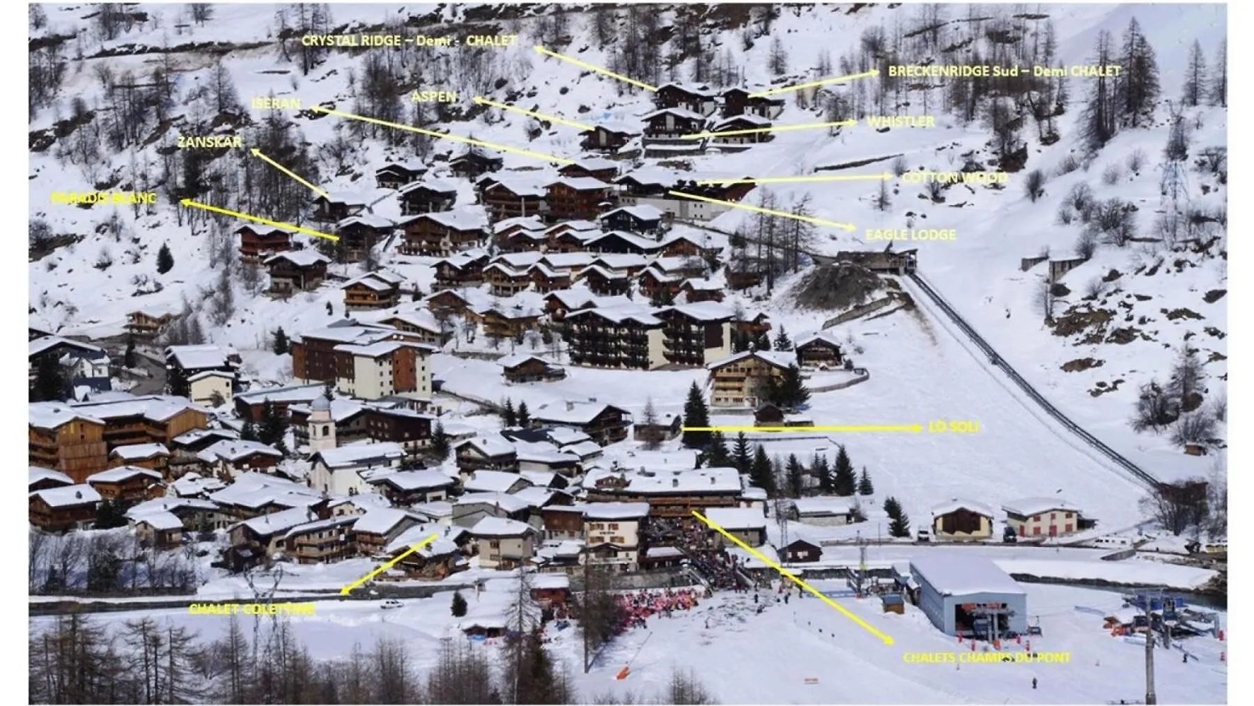 Chalet Les Champs Du Pont - La Grande Ferme 9 Pieces 15 Pers. Appartement En 964 Tignes